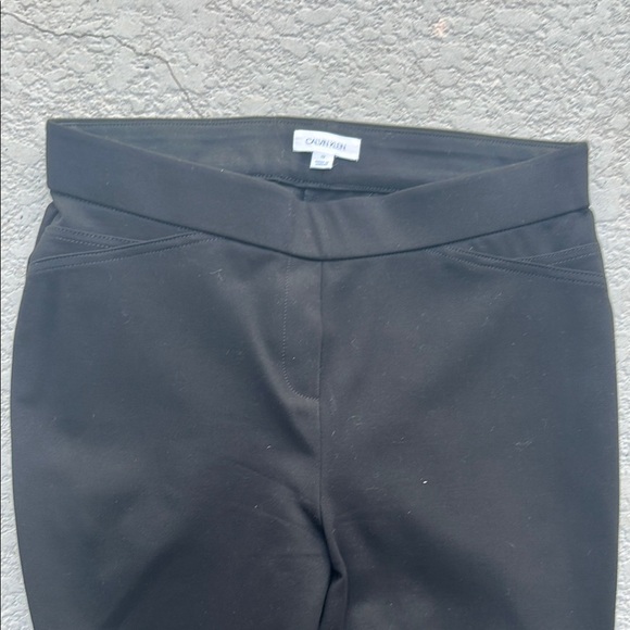 Women’s Calvin Klein Black Skinny Pants Modern Essential Size 12 - Picture 2 of 8
